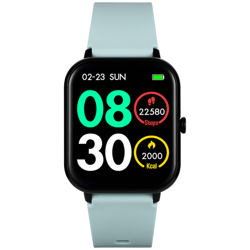 Volkano Chroma Series Smartwatch with Teal Strap - Teal - Wearables
