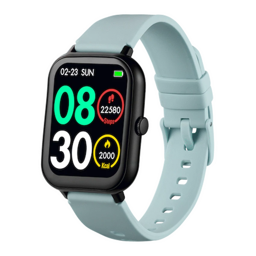Volkano Chroma Series Smartwatch with Teal Strap - Teal - Wearables