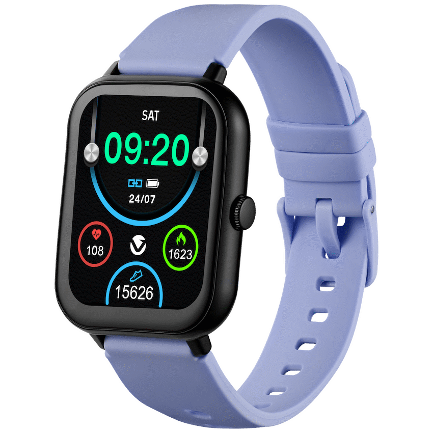 Volkano Chroma Series Smartwatch with Ultramarine Strap - Purple - Wearables