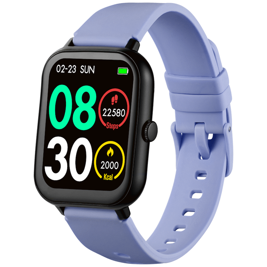 Volkano Chroma Series Smartwatch with Ultramarine Strap - Purple - Wearables