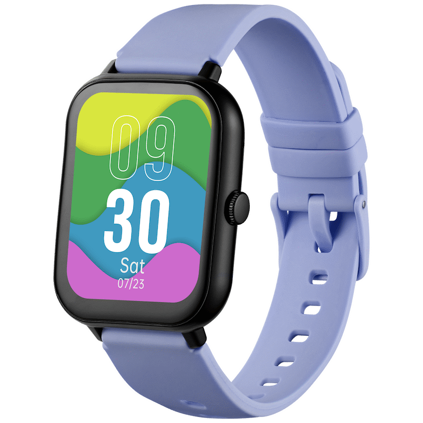 Volkano Chroma Series Smartwatch with Ultramarine Strap - Purple - Wearables