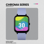 Volkano Chroma Series Smartwatch with Ultramarine Strap - Purple - Wearables