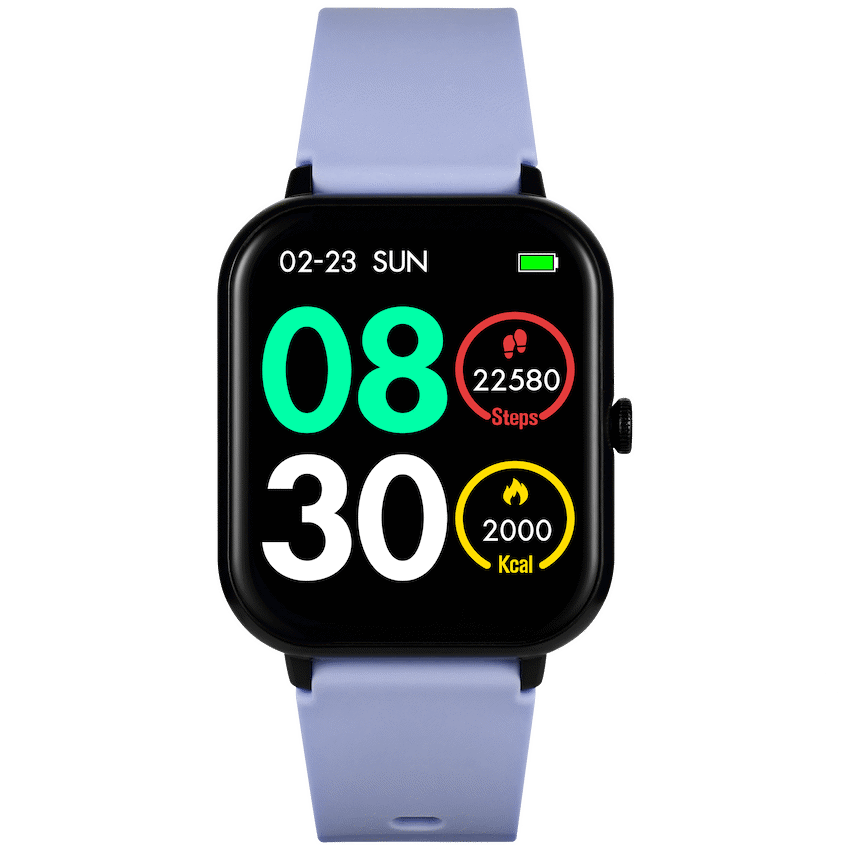 Volkano Chroma Series Smartwatch with Ultramarine Strap - Purple - Wearables
