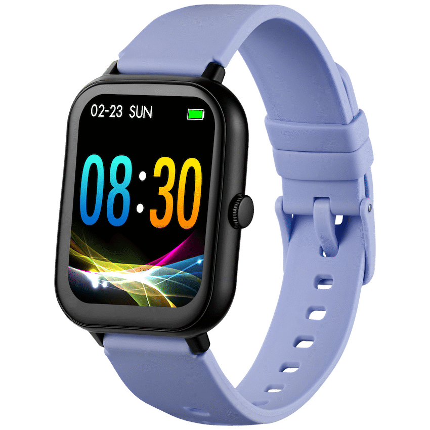 Volkano Chroma Series Smartwatch with Ultramarine Strap - Purple - Wearables