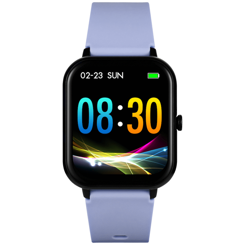 Volkano Chroma Series Smartwatch with Ultramarine Strap - Purple - Wearables