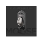 Volkano Chrome Series 2.4Ghz Wireless Ergonomic Mouse - Black - Black