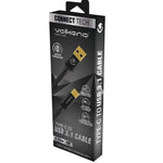 Volkano Connect C Series Type C to USB 3.1 Cable M/M 0.75m - Black