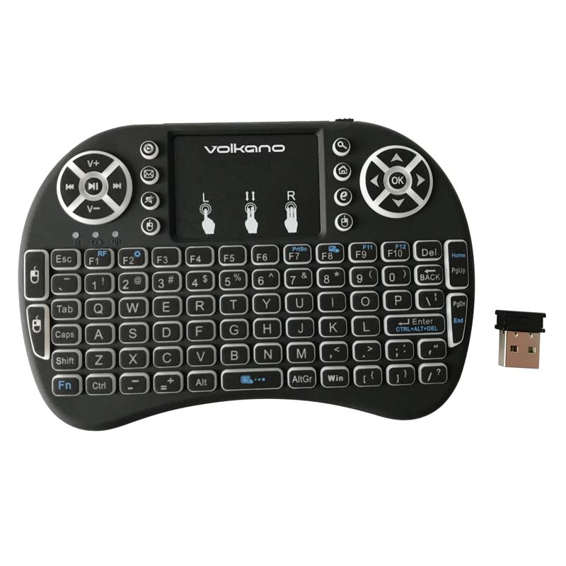 Volkano Control Series Smart TV Remote Control Keyboard and Trackpad