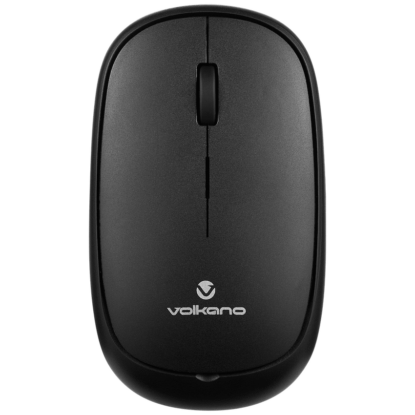 Volkano Coral series Bluetooth Wireless Mouse - Black - Black - Computer Peripherals