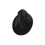 Volkano Curve Series Ergonomic Bluetooth Wireless Mouse - Black - Black - Computer Peripherals