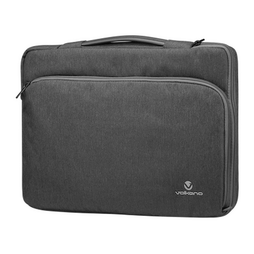 Volkano Deluxe 15.6’’ Laptop Sleeve - Charcoal - Charcoal - Bags