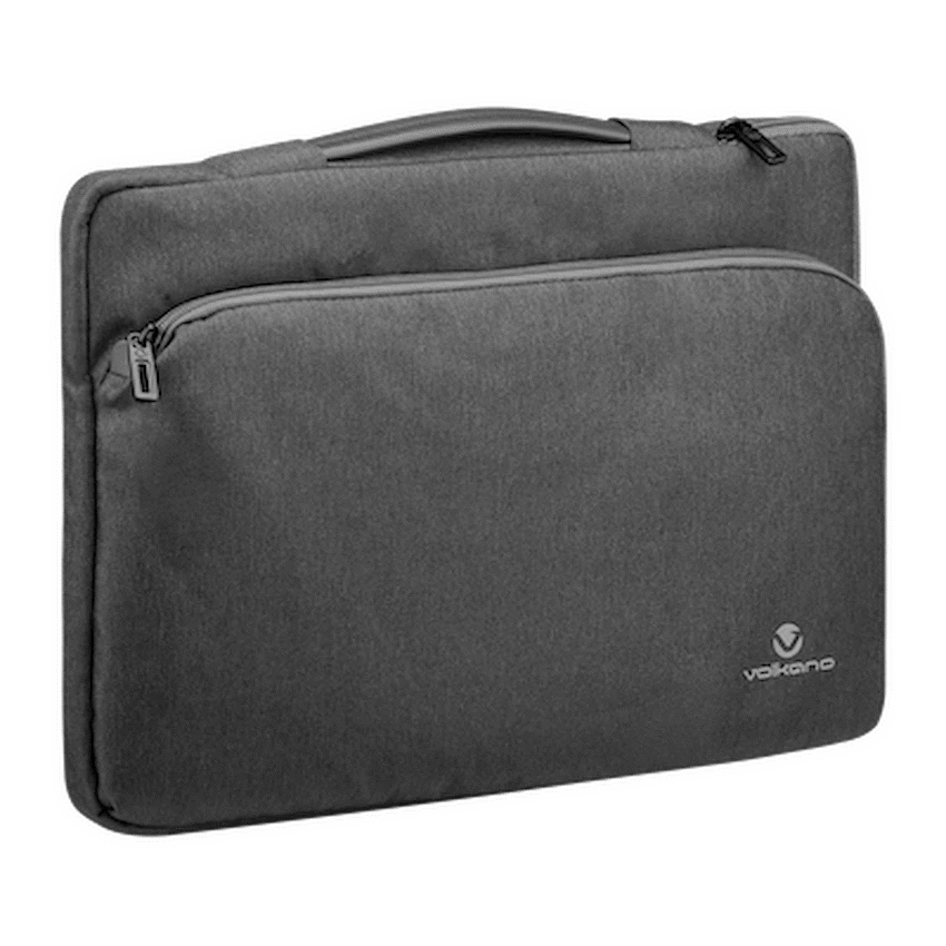 Volkano Deluxe 15.6’’ Laptop Sleeve - Charcoal - Charcoal - Bags