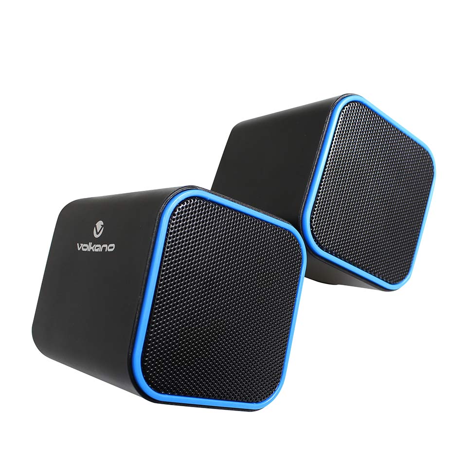 Volkano Diamond Series USB Speaker - Blue - Blue