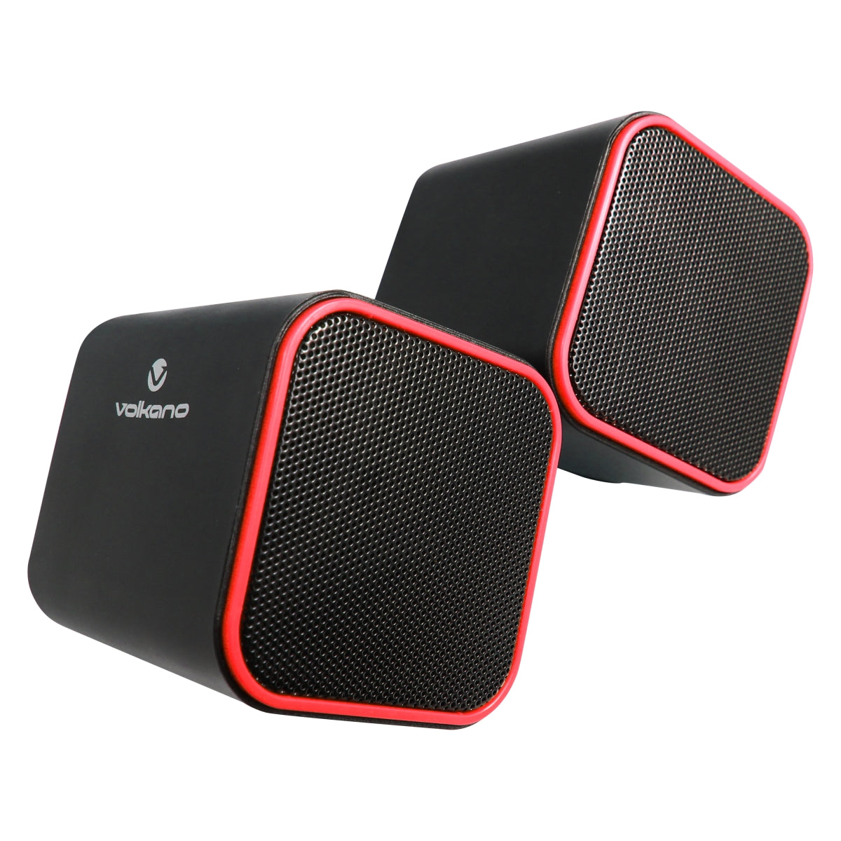 Volkano Diamond Series USB Speaker - Red - Red