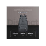 Volkano Distinct 15.6 Inch Laptop Backpack - Grey - Grey