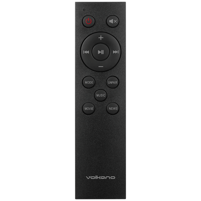 Volkano Dynasty (120W) Soundbar & Wireless Subwoofer - Black - Audio