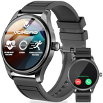 Volkano Eon Series Bluetooth Calling AMOLED Smartwatch - Black - Black - Wearables