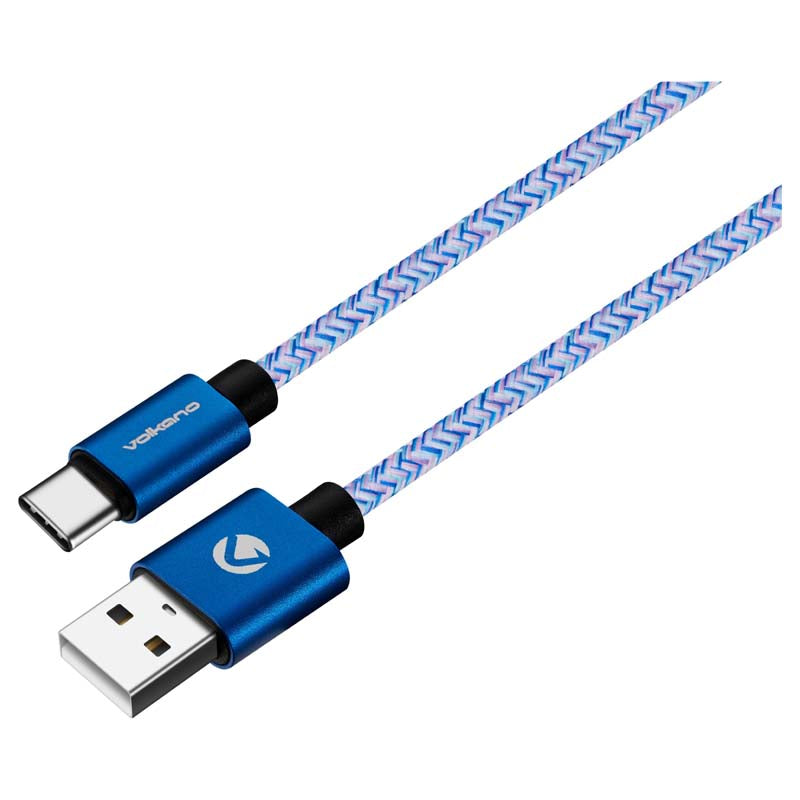 Volkano Fashion Series Cable Micro USB - Sky-Blue