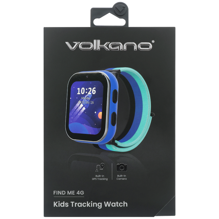 Volkano Find Me 4G Series GPS Tracking Watch with Camera - Unisex - Unisex
