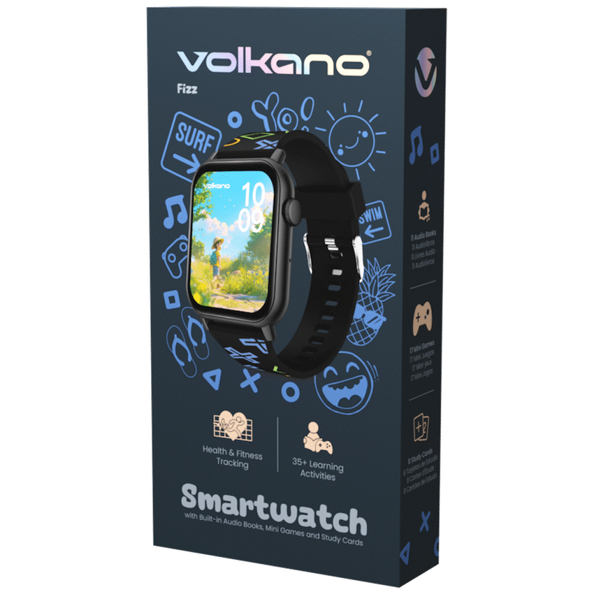Volkano Fizz Kids Watch - Black - Black