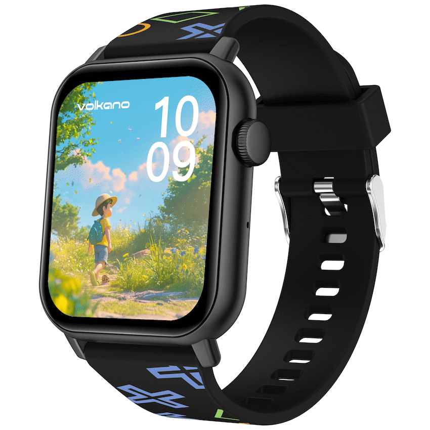 Volkano Fizz Kids Watch - Black - Black