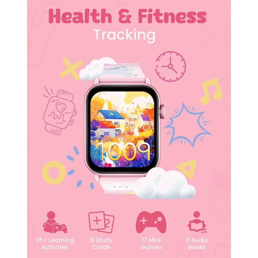 Volkano Fizz Series Smartwatch - Pink - Pink