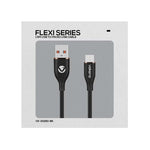 Volkano Flexi Series 18W USB to Micro USB 1.5M - Black - Black
