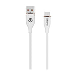 Volkano Flexi Series 18W USB to Micro USB 1.5M - White - White