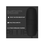 Volkano Flow Series Portable Bluetooth Speaker - Black - Black