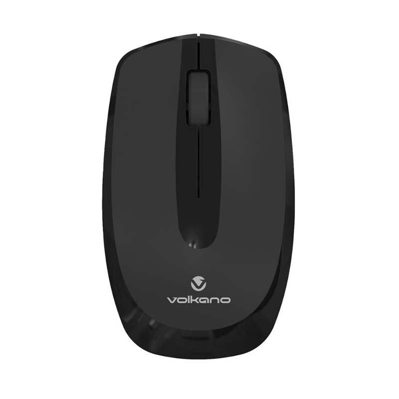 Volkano Focus Series 2.4Ghz Wireless Mouse - Black - Black
