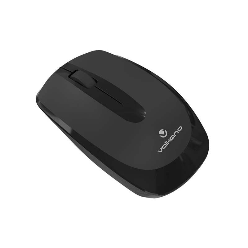 Volkano Focus Series 2.4Ghz Wireless Mouse - Black - Black