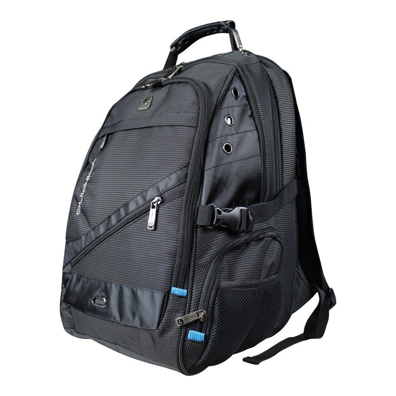 Volkano G-Unit Backpack - Black/ Grey/ Turquoise - Black