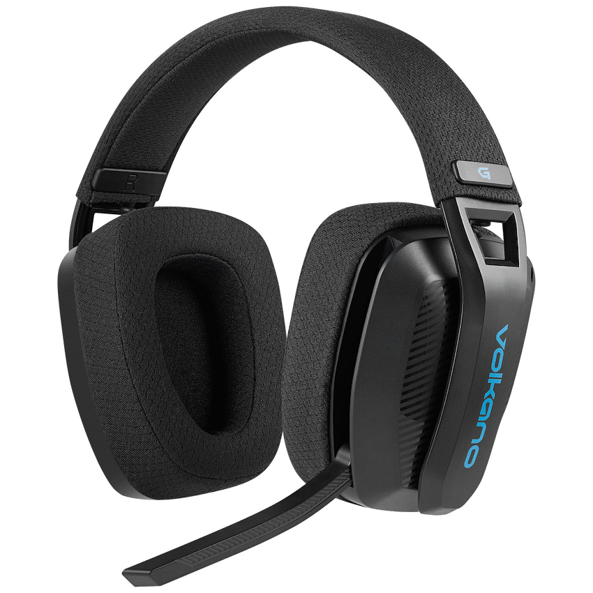 Volkano gaming Eclipse X1 Tri-mode Ultra Lightweight Gaming Headphones - Black - Black - Audio