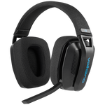 Volkano gaming Eclipse X1 Tri-mode Ultra Lightweight Gaming Headphones - Black - Black - Audio