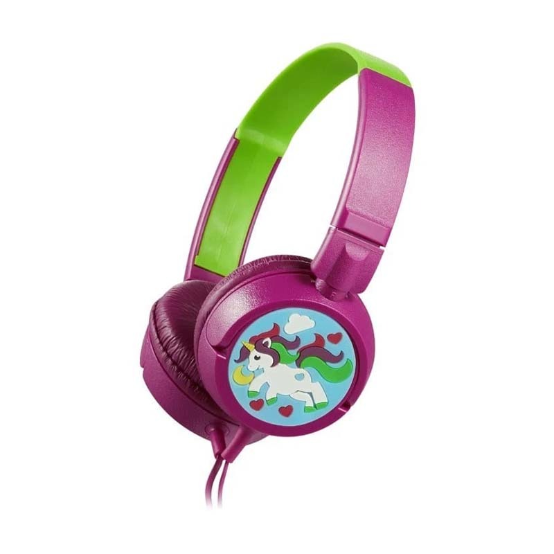 Volkano Girls Unicorn Kiddies Headphones - Pink