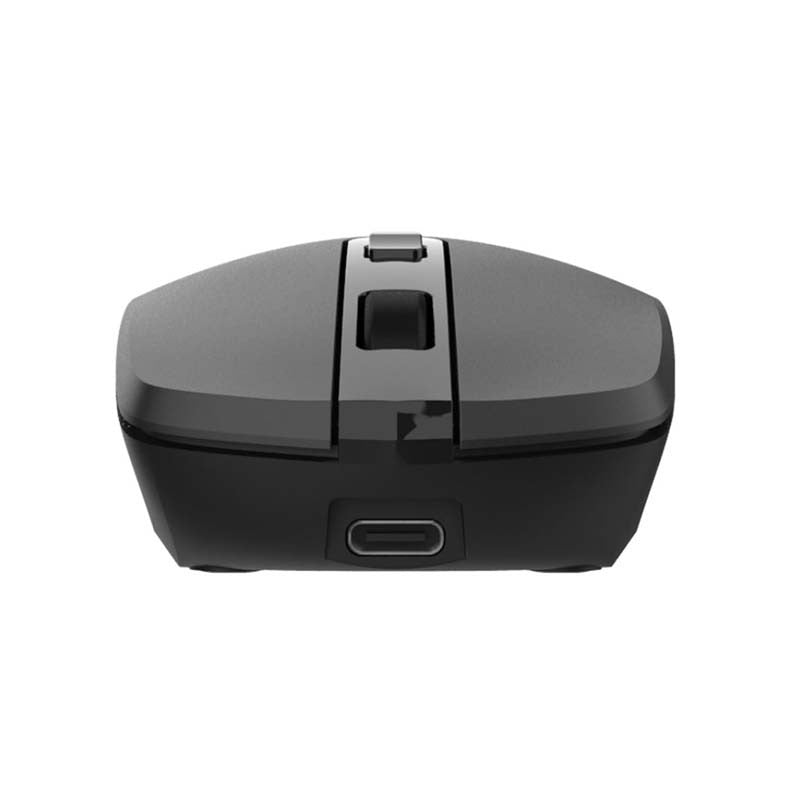 Volkano Granite Series Rechargeable Wireless Mouse - Black - Black