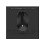 Volkano Granite Series Rechargeable Wireless Mouse - Black - Black