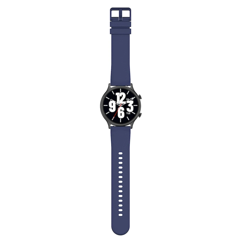 Volkano Halo Series Smartwatch with Bluetooth Calling - Denim Blue - Denim Blue - Wearables
