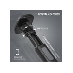 Volkano Hold Series Magnetic Extendable Phone Holder - Black - Black