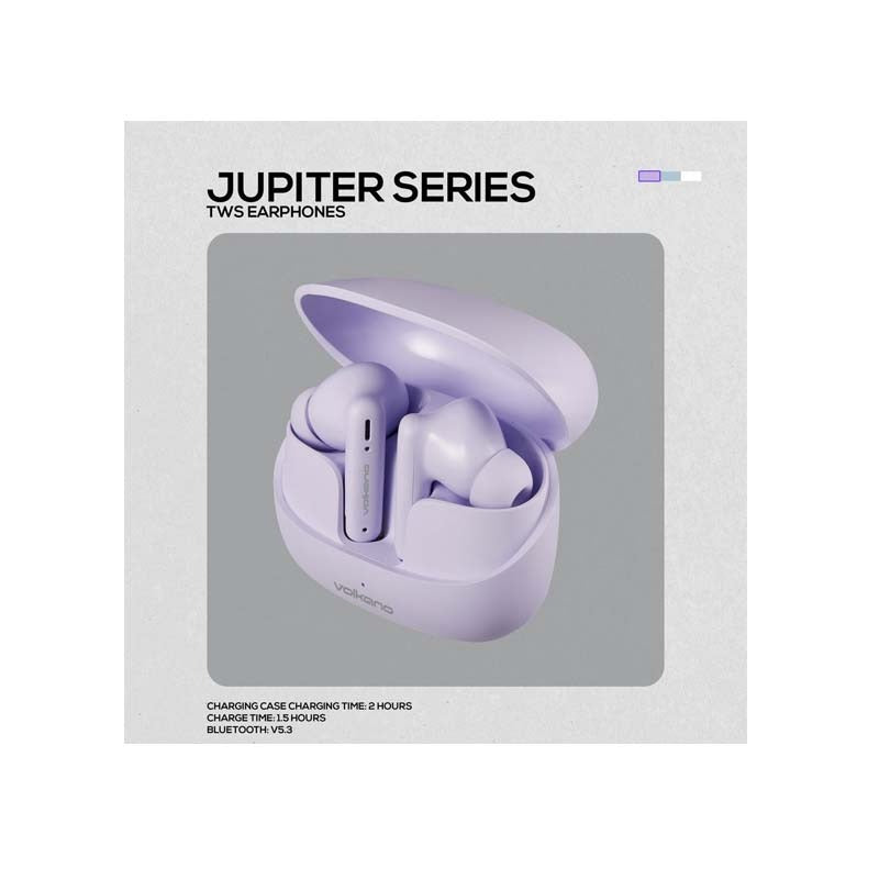 Volkano Jupiter Series True Wireless In-Ear Earphones - Pastel Purple - Purple