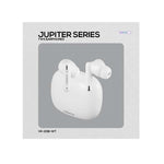 Volkano Jupiter Series True Wireless In-Ear Earphones - White - White