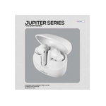 Volkano Jupiter Series True Wireless In-Ear Earphones - White - White