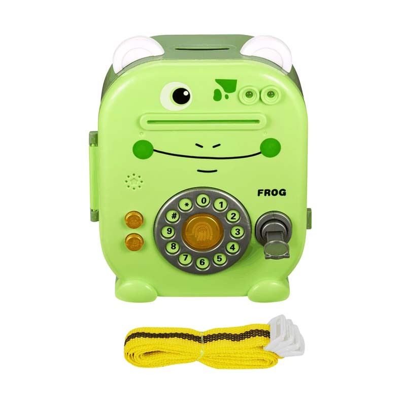 Volkano Kids Frog Series Money Saving Vault - Green - Green