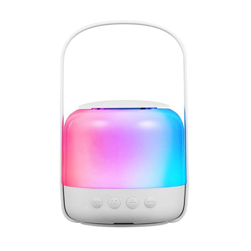 Volkano Kids Glow Series Speaker with Light - White - White