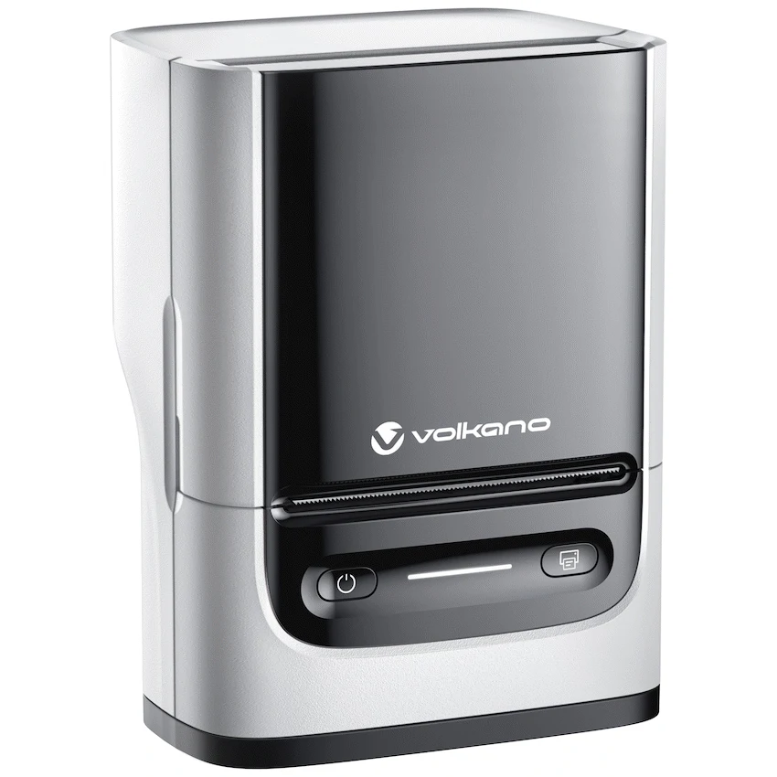 Volkano LabelPro Duo Series Thermal Dual Size Label Printer Combo - Black - Mobile Accessories