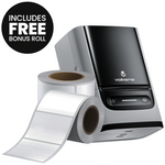 Volkano LabelPro Duo Series Thermal Dual Size Label Printer Combo - Black - Mobile Accessories