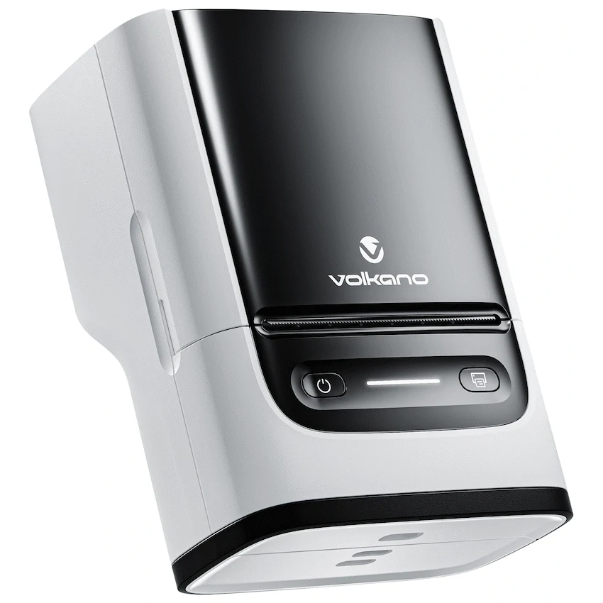 Volkano LabelPro Duo Series Thermal Dual Size Label Printer Combo - Black - Mobile Accessories