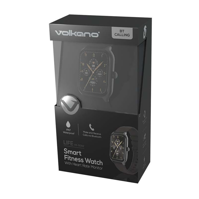 Volkano Life Series Smart Watches - Black - Black