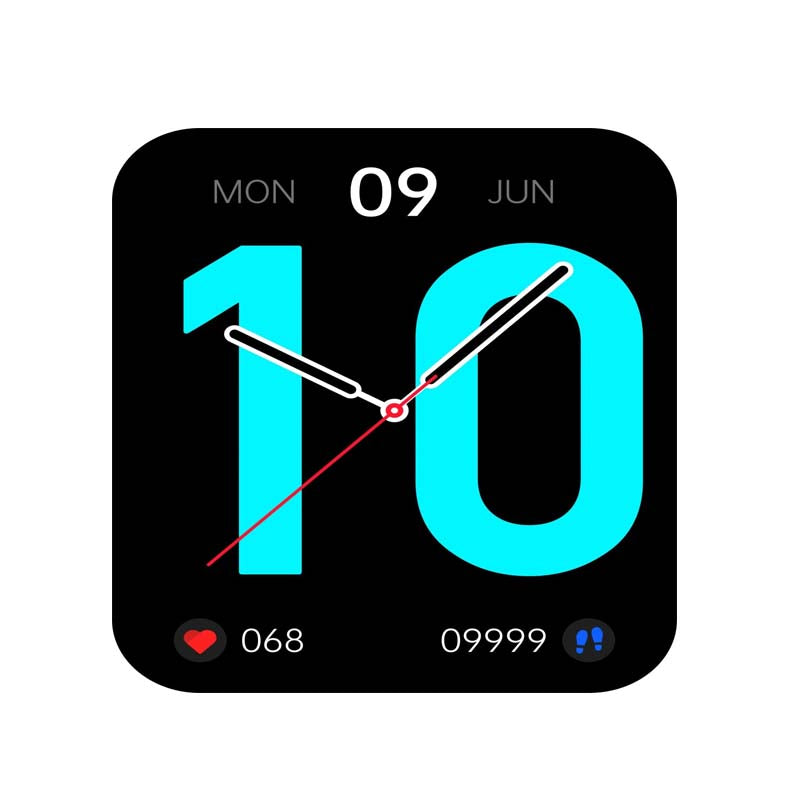 Volkano Life Series Smart Watches - Black - Black