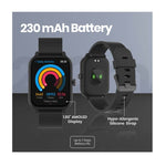 Volkano Linea Series Ultra-Slim Smartwatch - Black - Black - Wearables
